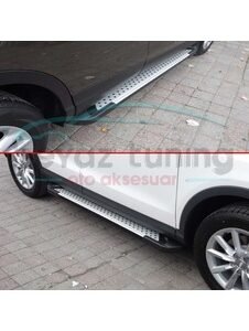 Ford Ranger Yan Basamak Koruma 2012 Sonrası Lüx Tip Noktalı
