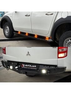 Mitsubishi L200 2007 Üzeri-çelik Yan Basamak S30-arka Tampon S20