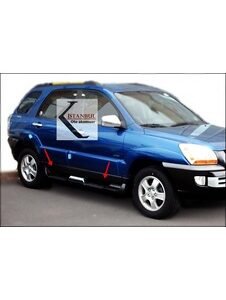 Kia Sportage Yan Basamak Takımı 2003-2009 (mat Siyah )